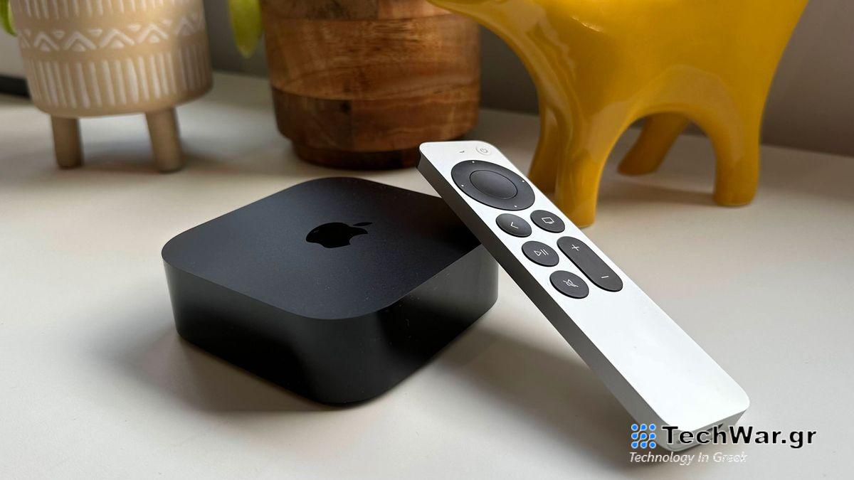 Apple TV 4K 2022 box on a counter