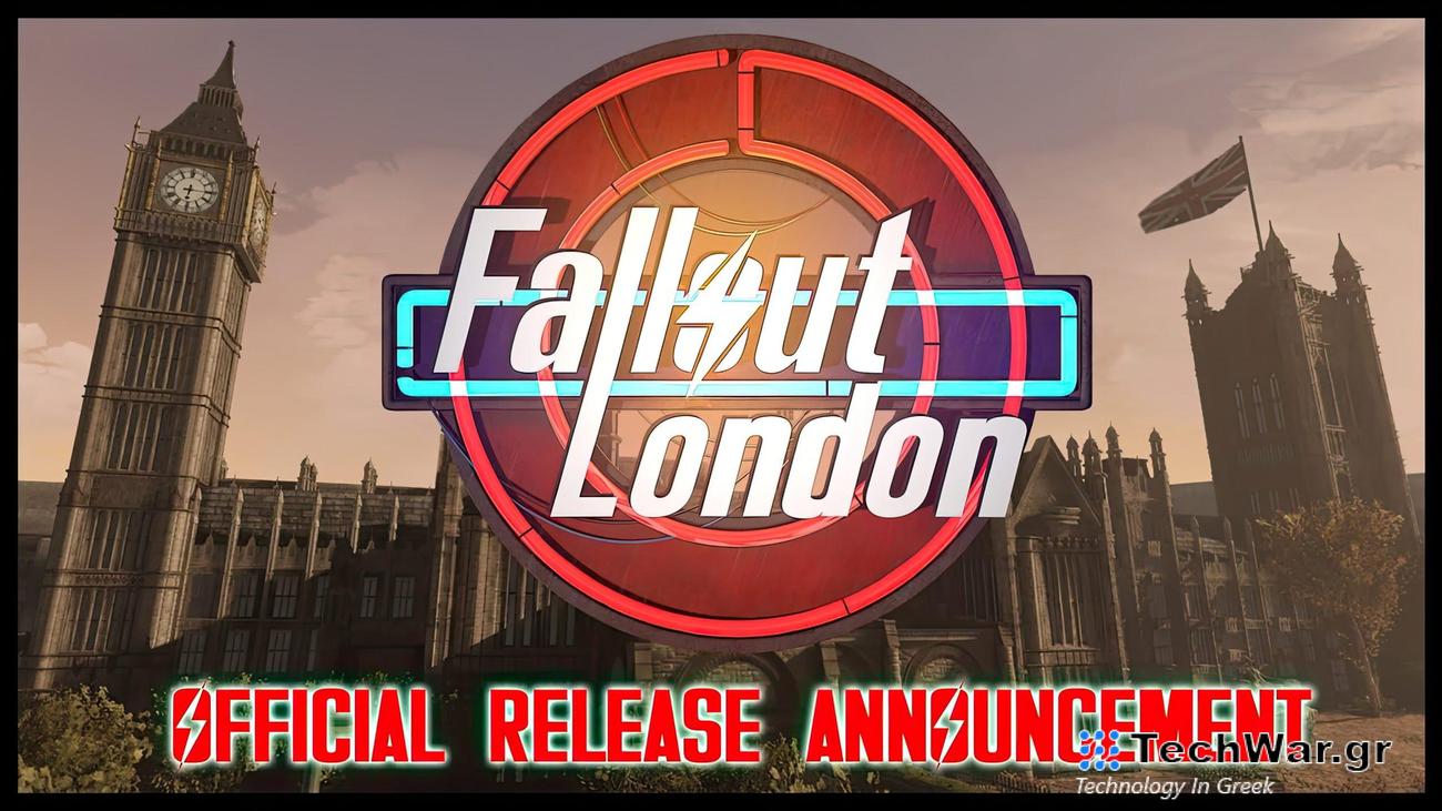 Το Fallout London Total Conversion Mod θα κυκλοφορήσει τον Απρίλιο του 2024, διαθέτει χώρο με δυνατότητα αναπαραγωγής τόσο μεγάλο όσο το βασικό παιχνίδι + DLC
