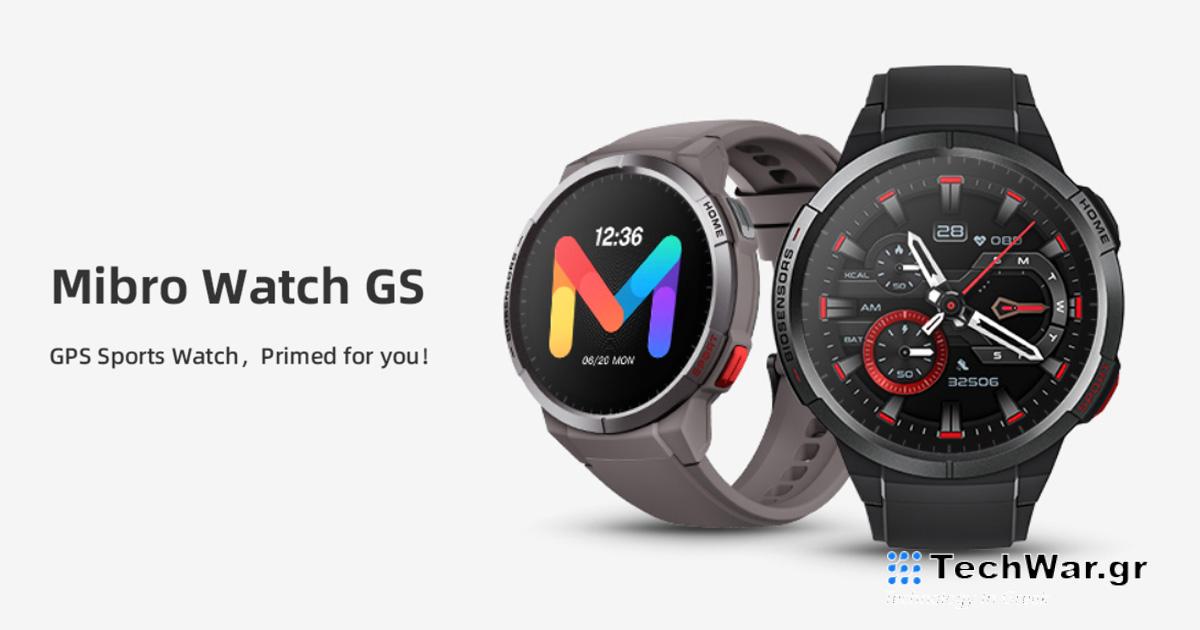 Το Mibro Watch GS είναι το καλύτερο ρολόι της μάρκας: Κατά τη διάρκεια της Black Friday με €62, έχει HD AMOLED, GPS και αντοχή 24 ημερών!
