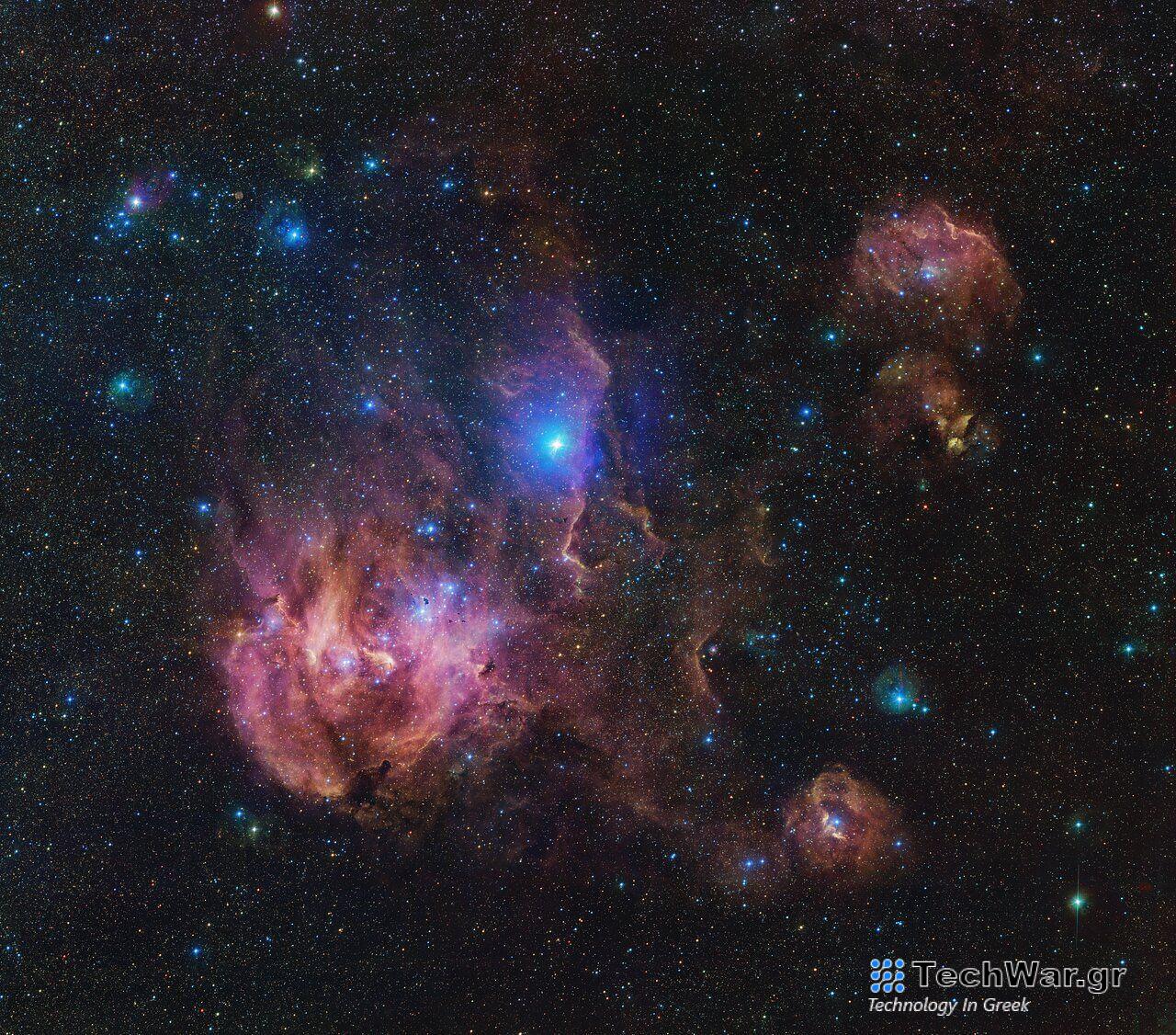 Το Running Chicken Nebula λάμπει λαμπερά στην πιο πρόσφατη εικόνα