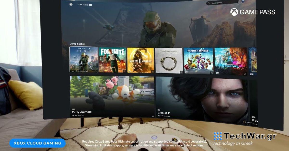 Το Xbox Cloud Gaming κυκλοφορεί στα ακουστικά Meta's Quest VR