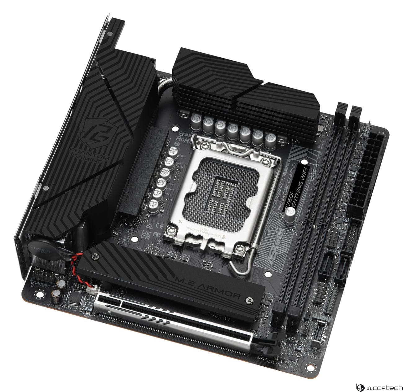 Η νέα μητρική πλακέτα Phantom Gaming B760I Lightning WIFI Mini-ITX της ASRock υποστηρίζει εκπληκτική γρήγορη μνήμη έως και DDR5-8400, Η νέα μητρική πλακέτα Phantom Gaming B760I Lightning WIFI Mini-ITX της ASRock υποστηρίζει εκπληκτική γρήγορη μνήμη έως και DDR5-8400, TechWar.GR