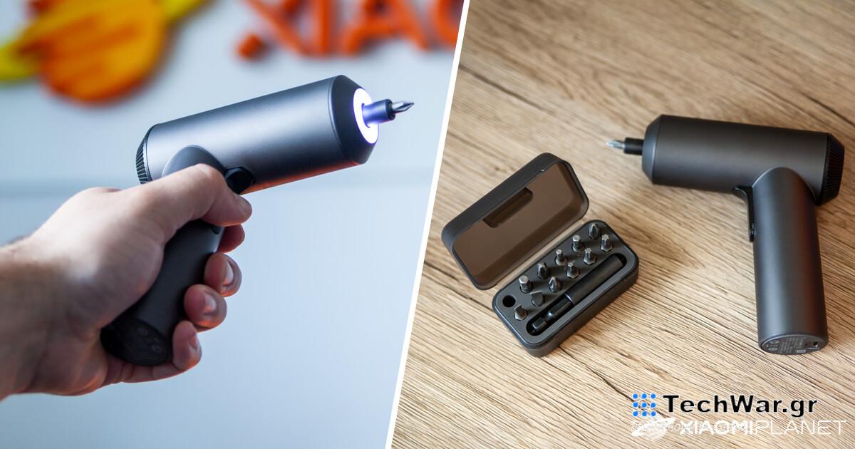 Το ηλεκτρικό κατσαβίδι Xiaomi Mijia έχει όμορφο σχεδιασμό και 12 εξαρτήματα

