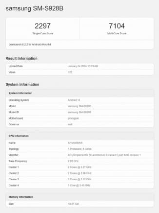 Τα τελευταία αποτελέσματα Geekbench δείχνουν ότι το Exynos 2400 κλείνει το χάσμα από το Snapdragon 8 Gen 3, Τα τελευταία αποτελέσματα Geekbench δείχνουν ότι το Exynos 2400 κλείνει το χάσμα από το Snapdragon 8 Gen 3, TechWar.GR