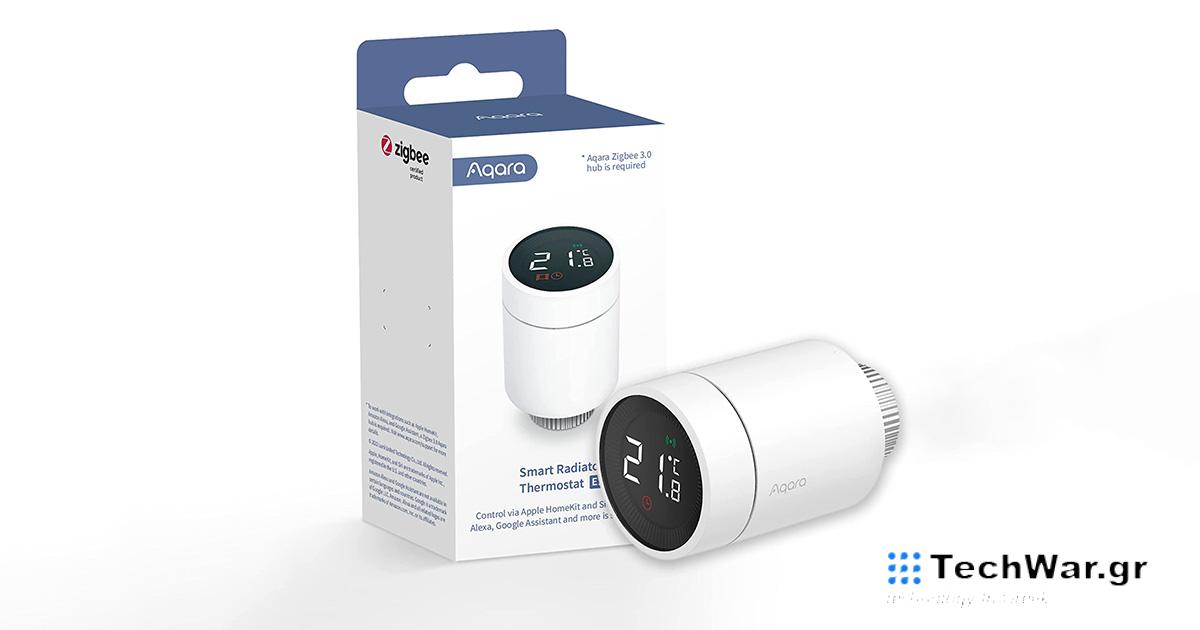 Το Aqara Radiator Thermostat E1 είναι έξυπνες κεφαλές για καλοριφέρ [KUPÓNY]
