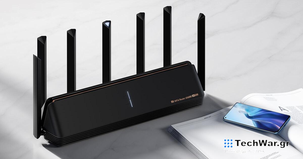 Το Xiaomi Mi AIoT Router AX6000 είναι ο πιο ισχυρός δρομολογητής Wi-Fi 6
