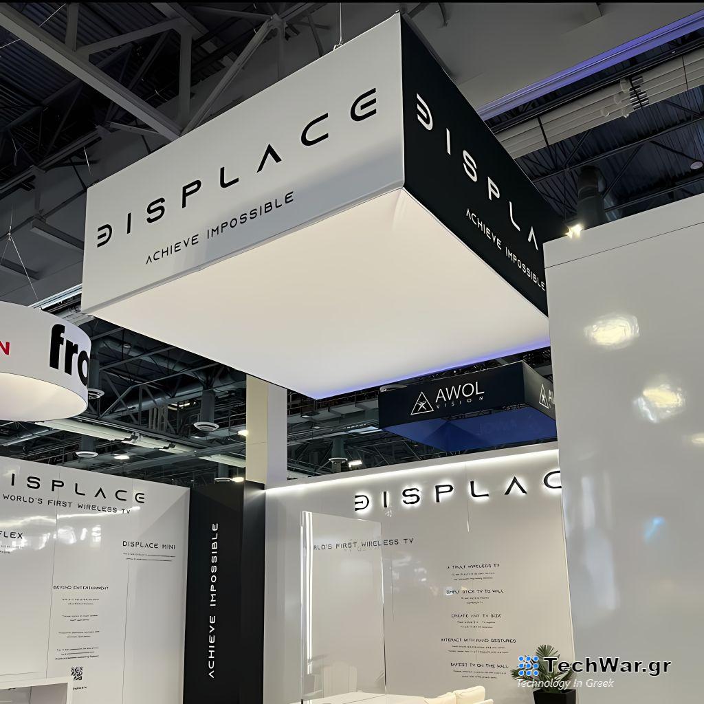 Ασύρματες τηλεοράσεις και shopping μέσω NFC από τη Displace στη CES - Digitaltvinfo.gr
