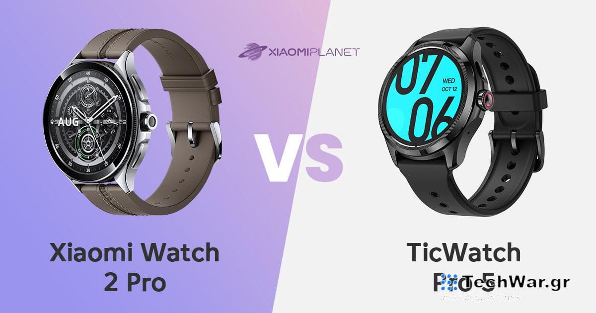 Xiaomi Watch 2 Pro vs Ticwatch Pro 5: detailné porovnanie smart hodiniek