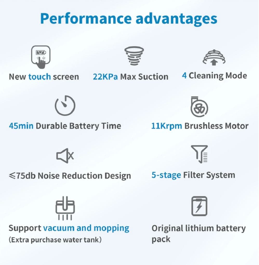 [#Ιστορικό_Χαμηλό] Proscenic P10 : Ισχυρή και κούκλα, έρχεται να καθαρίσει για πάρτη σας με 107.6€ από Ευρώπη! - 2022 03 10 22 38 33 Proscenic p10 cordless stick handheld vacuum cleaner 4 cleaning mode 22000pa pow - TechWar.GR
