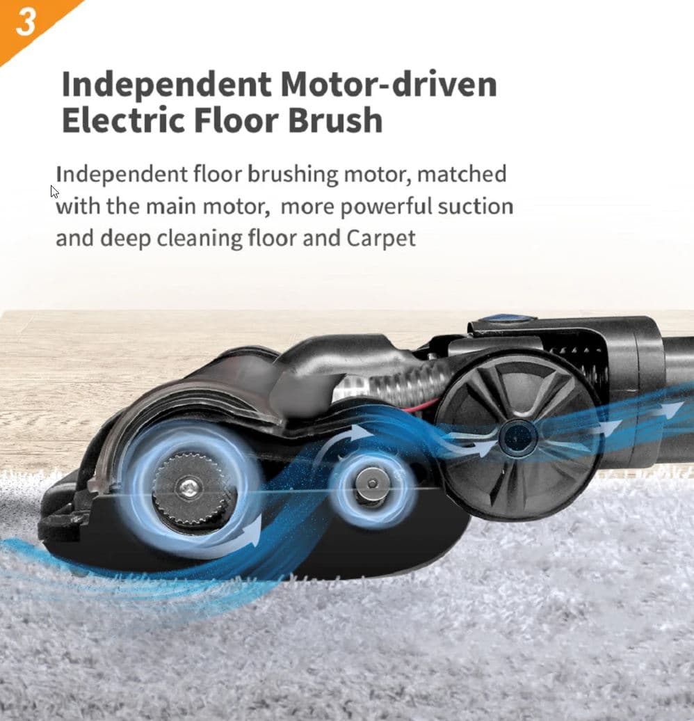 [#Ιστορικό_Χαμηλό] Proscenic P10 : Ισχυρή και κούκλα, έρχεται να καθαρίσει για πάρτη σας με 107.6€ από Ευρώπη! - 2022 03 10 22 38 49 Proscenic p10 cordless stick handheld vacuum cleaner 4 cleaning mode 22000pa pow - TechWar.GR