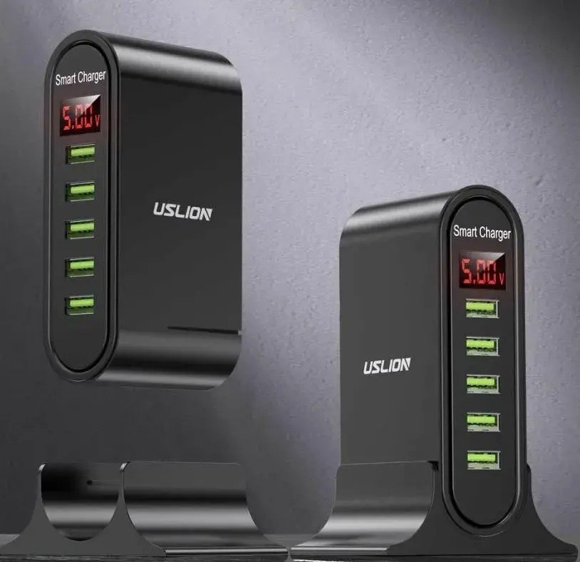 Πολυφορτιστής από την Uslion με 5 θύρες USB στα 11,3€ ΜΟΝΟ!