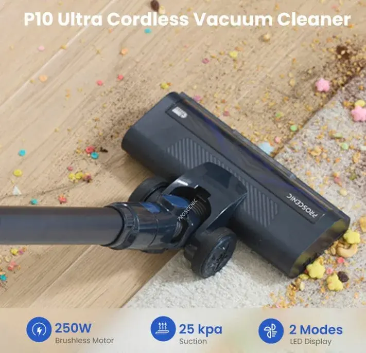 Proscenic P10 Ultra - 5 στάδια φιλτραρίσματος, 600ml κάδος, 2200mAh μπαταρία και 250W με μόλις 114,8€!