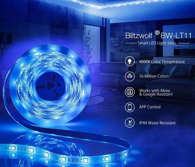 BlitzWolf BW-LT11 - Δέσμη φωτός από την BlitzWolf που δουλεύει με Alexa/Google και στοιχίζει μόνο 11,9€!!