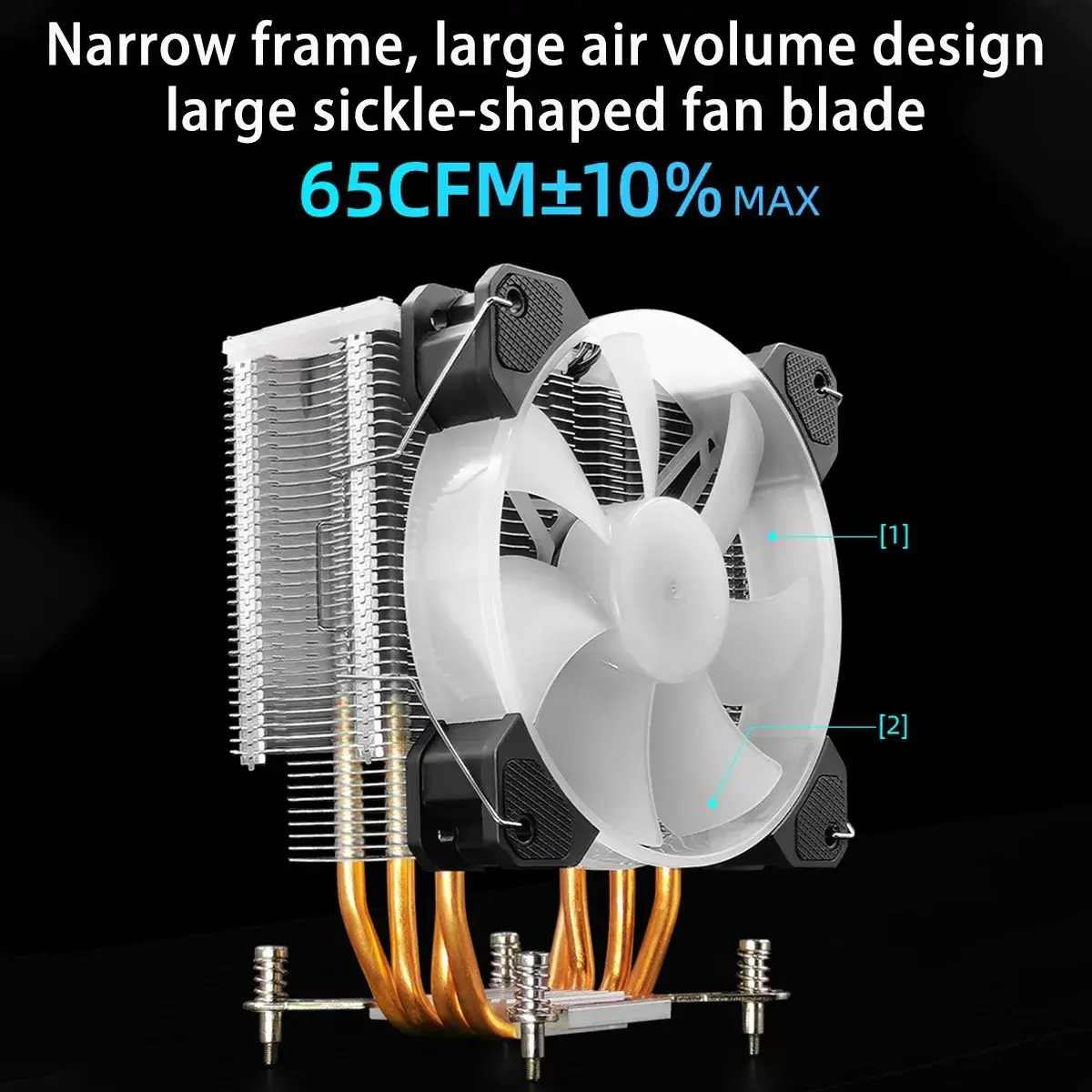 COOLMOON X400 : CPU Cooler με 125W TDP και ARGB Fan στα 20.1€, COOLMOON X400 : CPU Cooler με 125W TDP και ARGB Fan στα 20.1€, TechWar.GR