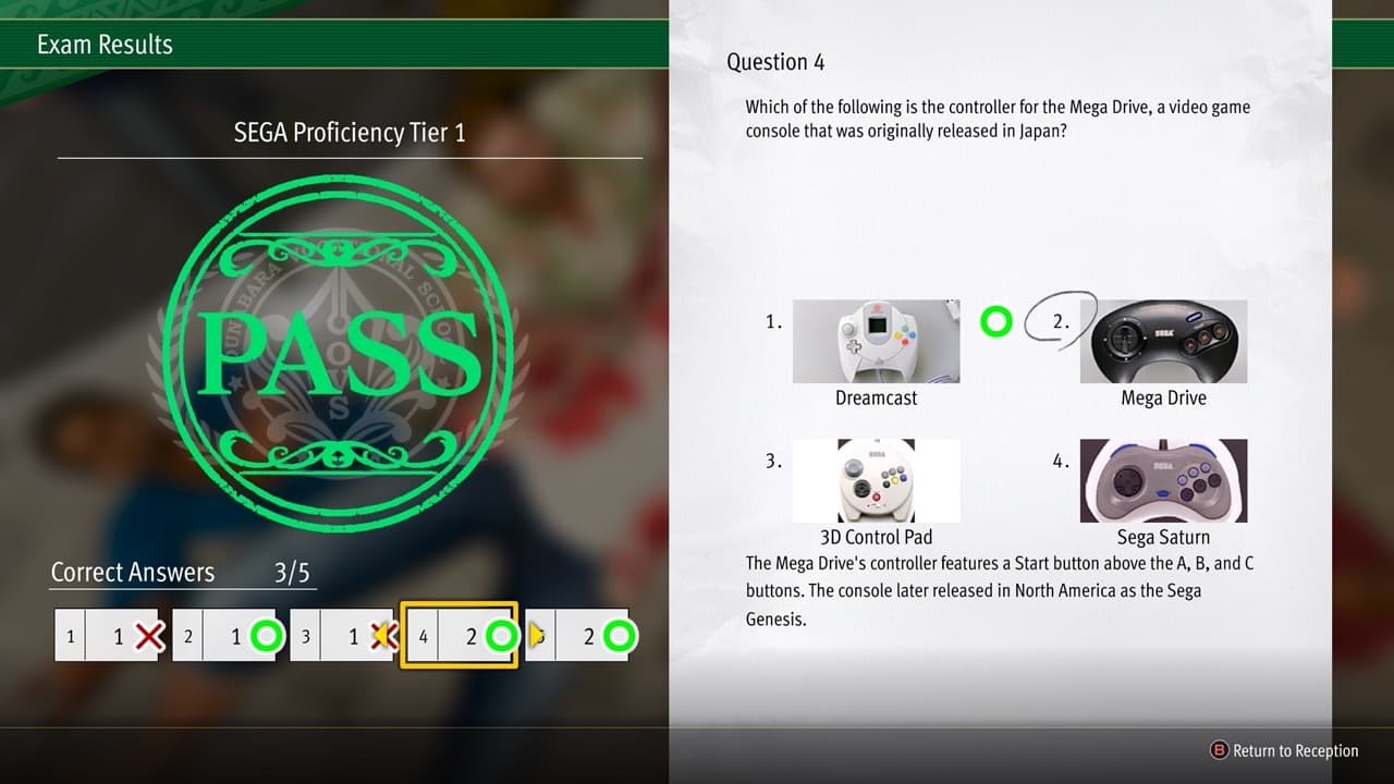 The Mega Drive controller is option number 2 in this image.