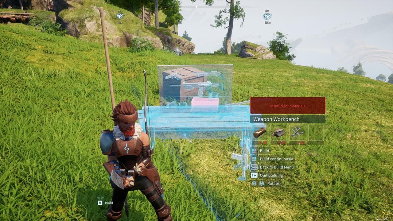 Πηγαίνετε πέρα ​​δώθε στα σύνορα της βάσης σας.  Κατεβάστε το οικοδομήσιμο αντικείμενο τη στιγμή που βγαίνετε έξω από την ακτίνα. 