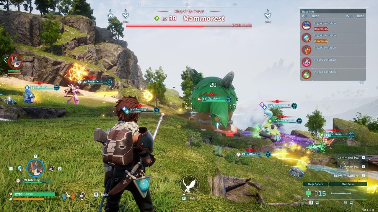 Το να παρασύρετε το Mammorest στη βάση σας και να αφήσετε τους φίλους σας να τους επιτεθούν, κάνει αυτή τη μάχη παιχνιδάκι.  Απλώς φροντίστε να πετάξετε ένα Pal Sphere πριν εξαντληθεί πλήρως το HP.