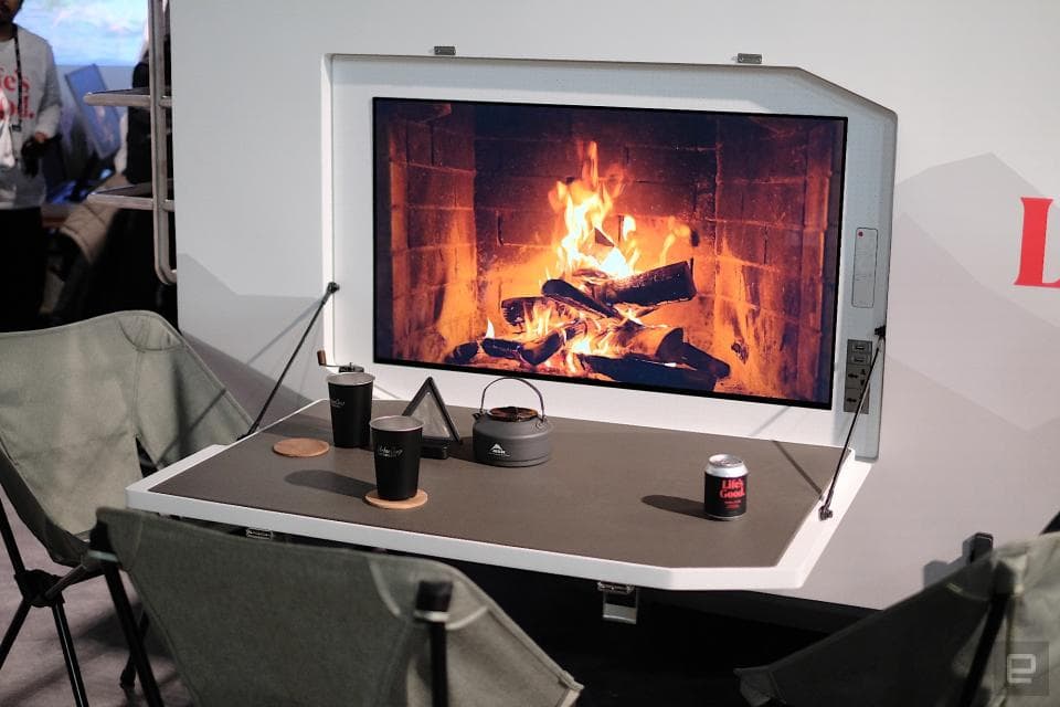 Περιοδεύοντας το υψηλής τεχνολογίας τρέιλερ κάμπινγκ της LG στην CES 2024, Περιοδεύοντας το υψηλής τεχνολογίας τρέιλερ κάμπινγκ της LG στην CES 2024, TechWar.GR