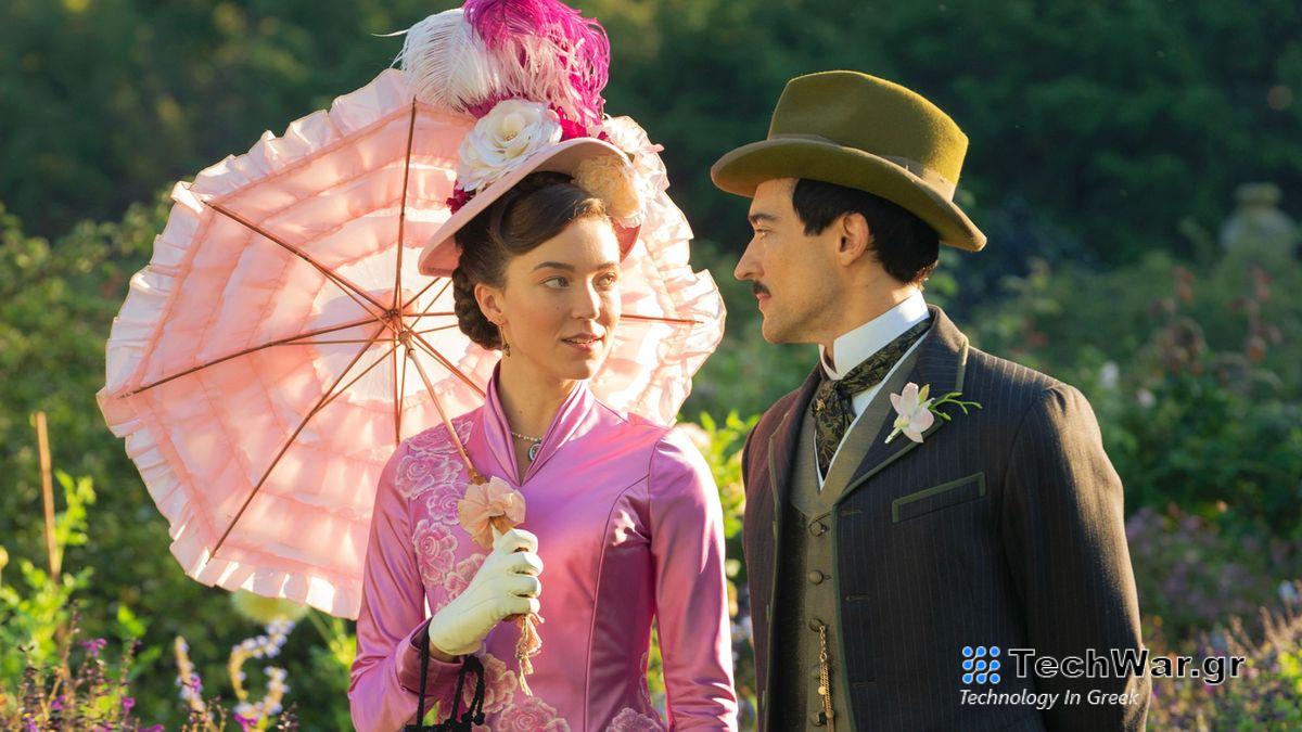 Nicole Brydon Bloom and Blake Ritson in The Gilded Age season 2