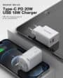 BlitzWolf BW-S20 : Φορτιστής 20W με 2 υποδοχές (Type-C & Τype-A) και υποστήριξη PD 3.0 και QC 3.0 στα 9.9€!, BlitzWolf BW-S20 : Φορτιστής 20W με 2 υποδοχές (Type-C & Τype-A) και υποστήριξη PD 3.0 και QC 3.0 στα 9.9€!, TechWar.GR