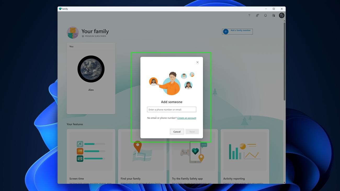 Πώς να ρυθμίσετε τους γονικούς ελέγχους σε έναν υπολογιστή με Windows 11 βήμα 3