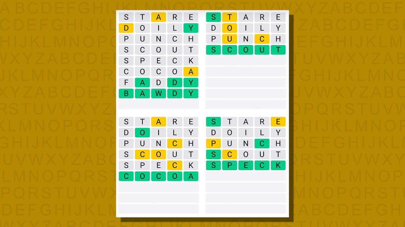 Quordle σήμερα – υποδείξεις και απαντήσεις για την Πέμπτη 18 Ιανουαρίου (παιχνίδι #724), Quordle σήμερα – υποδείξεις και απαντήσεις για την Πέμπτη 18 Ιανουαρίου (παιχνίδι #724), TechWar.GR