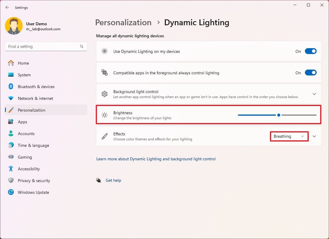 Πώς να ξεκινήσετε τη ρύθμιση των Windows 11 Dynamic Lighting, Πώς να ξεκινήσετε τη ρύθμιση των Windows 11 Dynamic Lighting, TechWar.GR