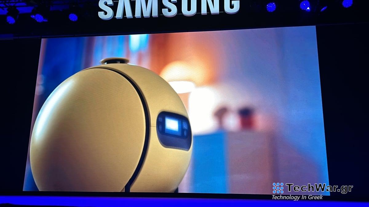 CES 2024: Η Samsung ανακοινώνει ξανά το Ballie, ένα σφαιρικό ρομπότ οικοδεσπότη
