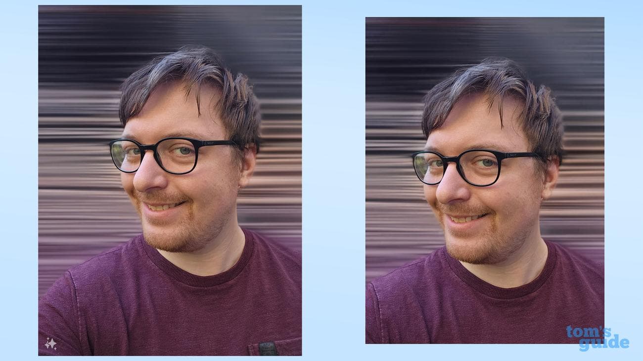 Μια selfie Galaxy S24 επεξεργασμένη με τεχνητή νοημοσύνη, που περικόπηκε για να αφαιρέσει το υδατογράφημα