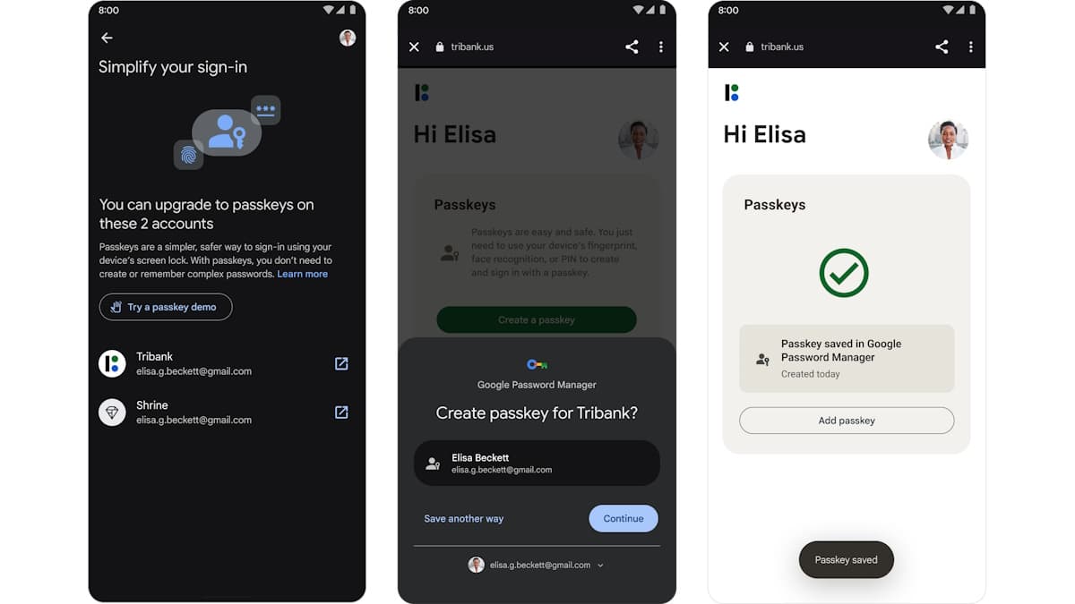 Υποστήριξη κωδικών πρόσβασης Google Password Manager 2