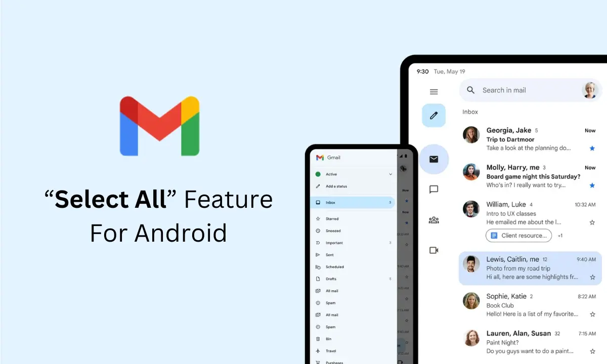 Η Google προσθέτει τελικά την πιο σημαντική λειτουργία, "Επιλογή όλων", στο Gmail για Android.
