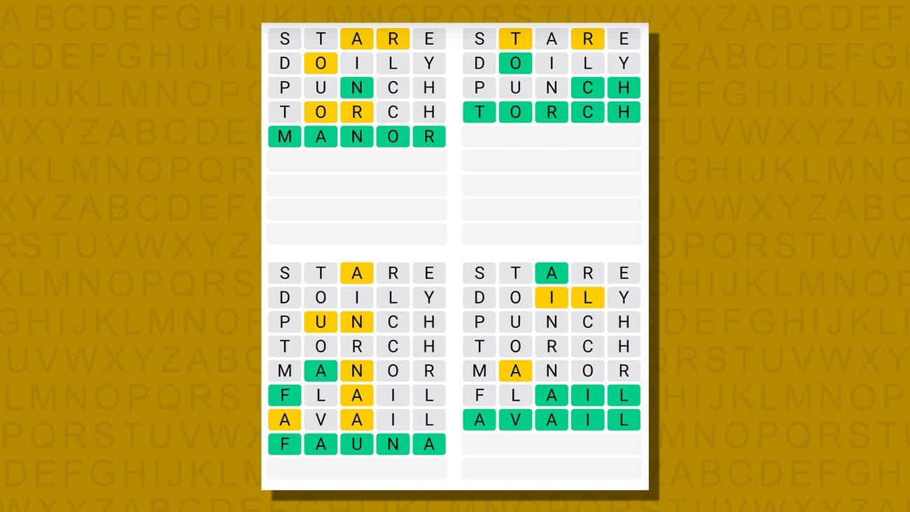 Quordle today – υποδείξεις και απαντήσεις για την Τρίτη 2 Ιανουαρίου (παιχνίδι #708), Quordle today – υποδείξεις και απαντήσεις για την Τρίτη 2 Ιανουαρίου (παιχνίδι #708), TechWar.GR