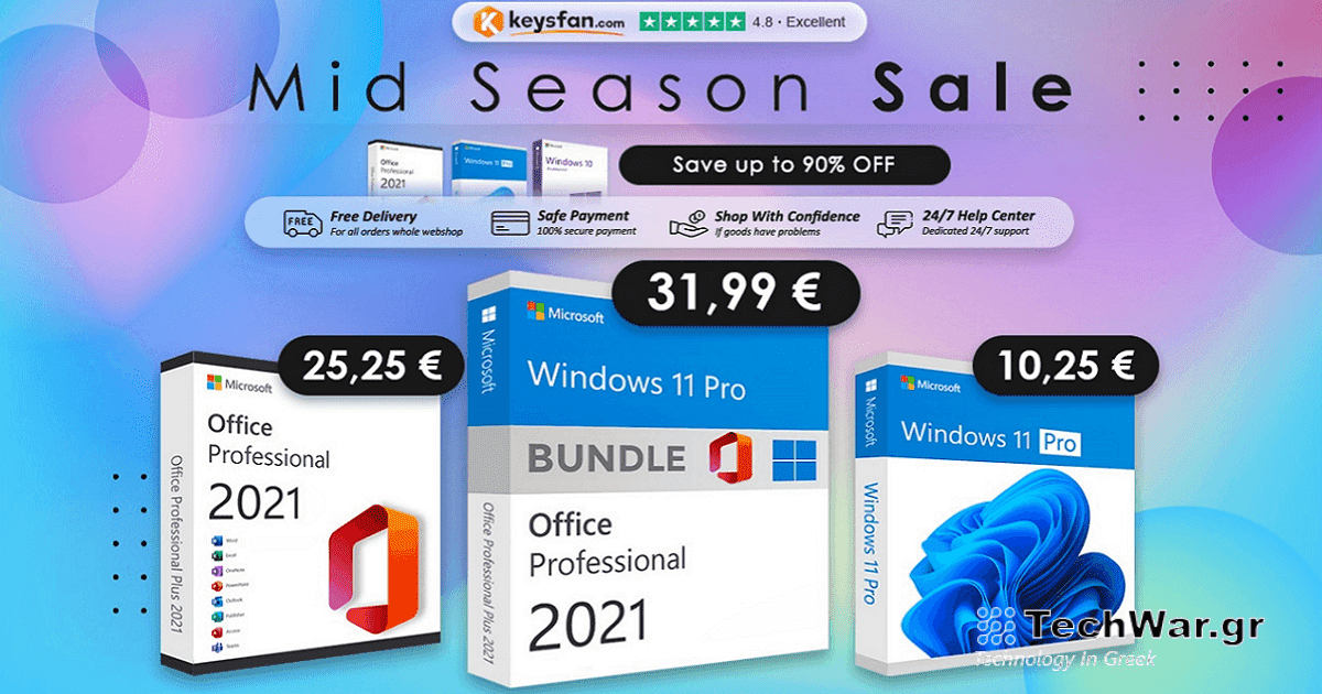 Office ή Windows με έκπτωση έως και 50%
