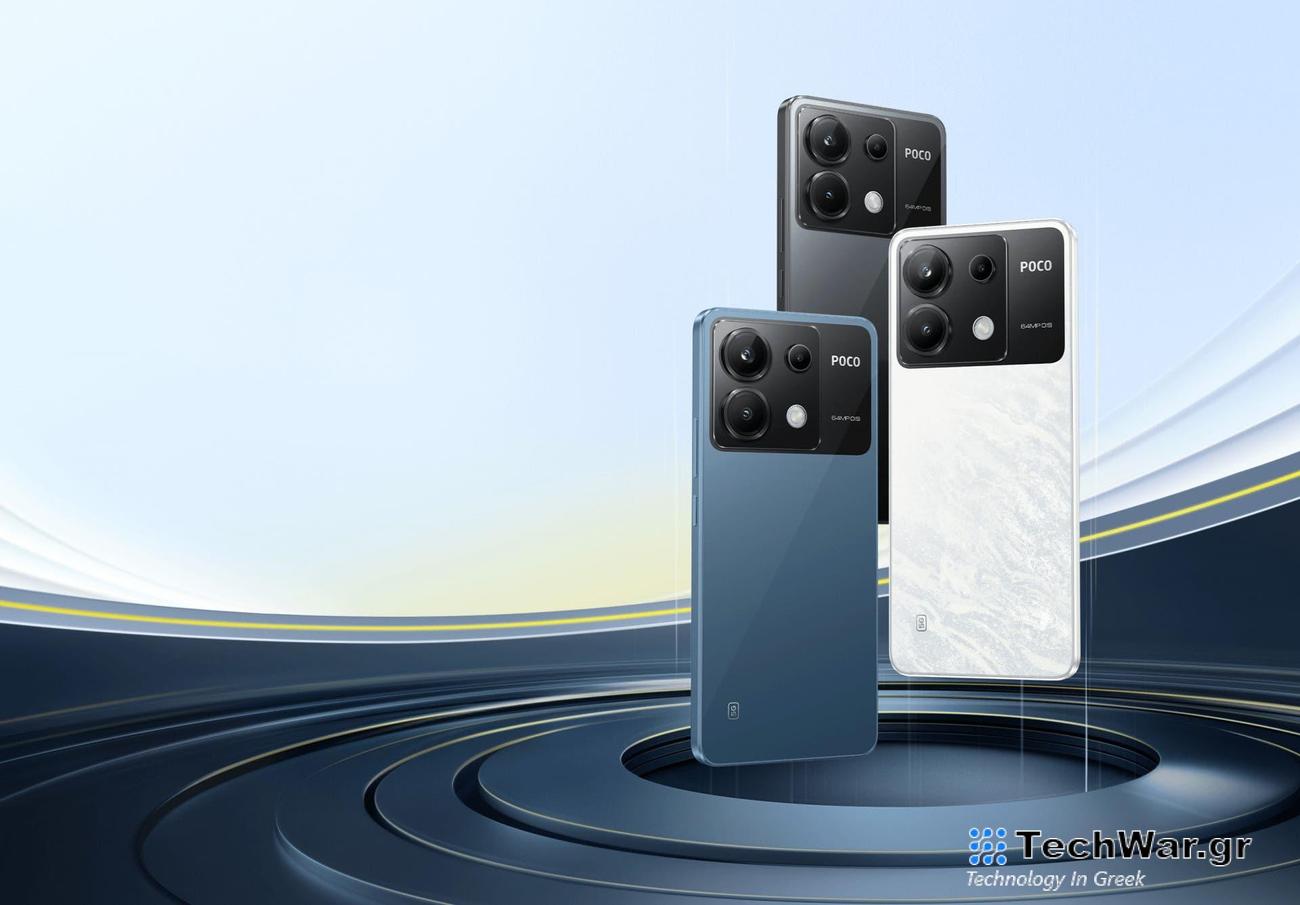 POCO X6: επίσημο με Snapdragon 7s Gen 2 SoC