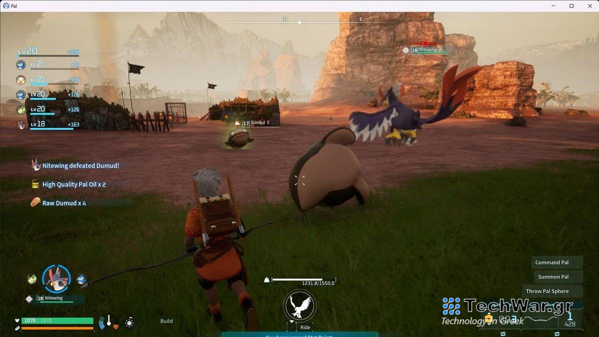 Screenshot of Palworld