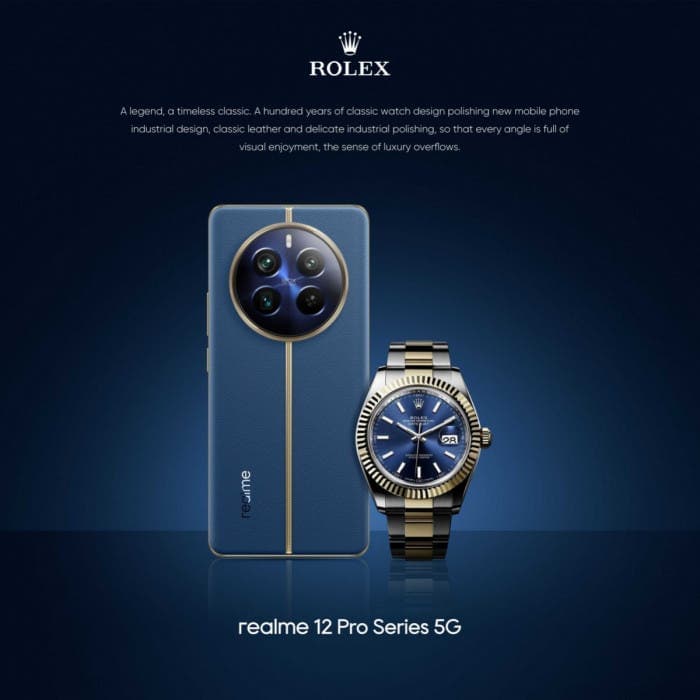 Realme: θα συνεργαστεί με τη Rolex στην επερχόμενη σειρά 12 Pro!, Realme: θα συνεργαστεί με τη Rolex στην επερχόμενη σειρά 12 Pro!, TechWar.GR