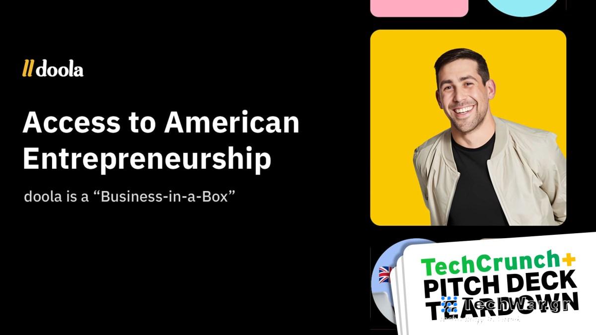 Sample Series A extension pitch deck: $1 εκατομμύριο deck της Doola
