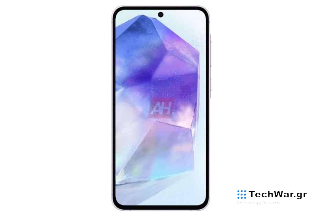 Samsung Galaxy A55, Samsung Galaxy A55: Επίσημα render δείχνουν το μεταλλικό σκελετό