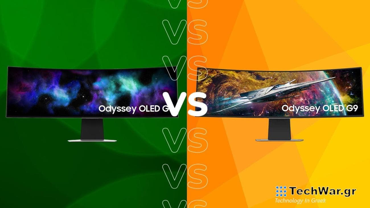 Samsung Odyssey G9 OLED G9 (2024) vs Odyssey G9 OLED (2023)
