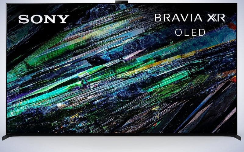 Sony BRAVIA XR A95L on a plain white background.