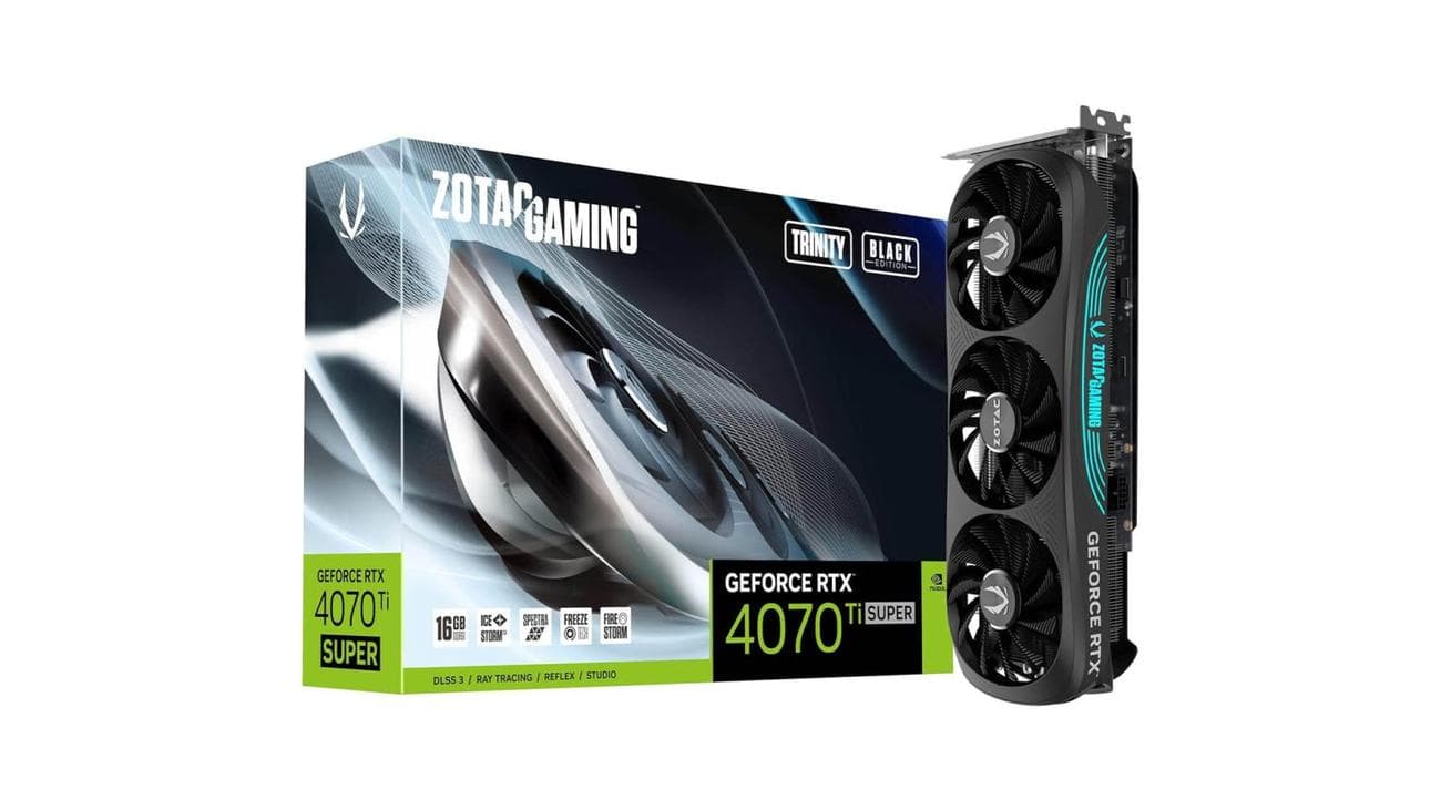 ZOTAC Trinity Black Edition RTX 4070 Ti SUPER