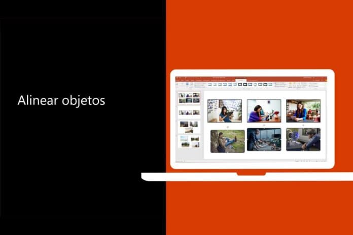 alinear objetos en PowerPoint