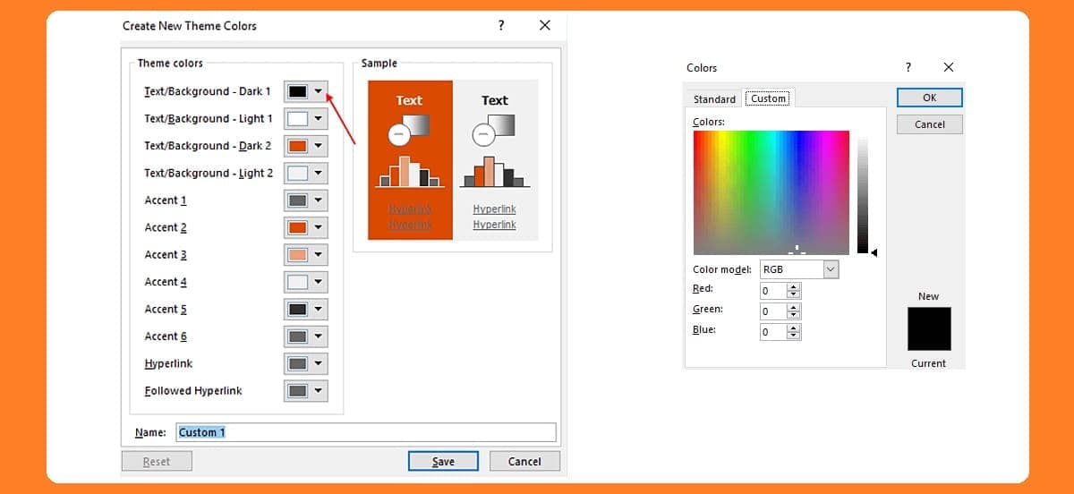 Πώς να δημιουργήσετε μια προσαρμοσμένη παλέτα χρωμάτων στο PowerPoint, Πώς να δημιουργήσετε μια προσαρμοσμένη παλέτα χρωμάτων στο PowerPoint, TechWar.GR