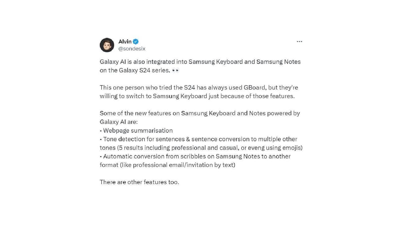 Η φωτογραφία που διέρρευσε πρόσφατα δείχνει την εντυπωσιακή λειτουργία AI του Galaxy S24 σε δράση, Η φωτογραφία που διέρρευσε πρόσφατα δείχνει την εντυπωσιακή λειτουργία AI του Galaxy S24 σε δράση, TechWar.GR