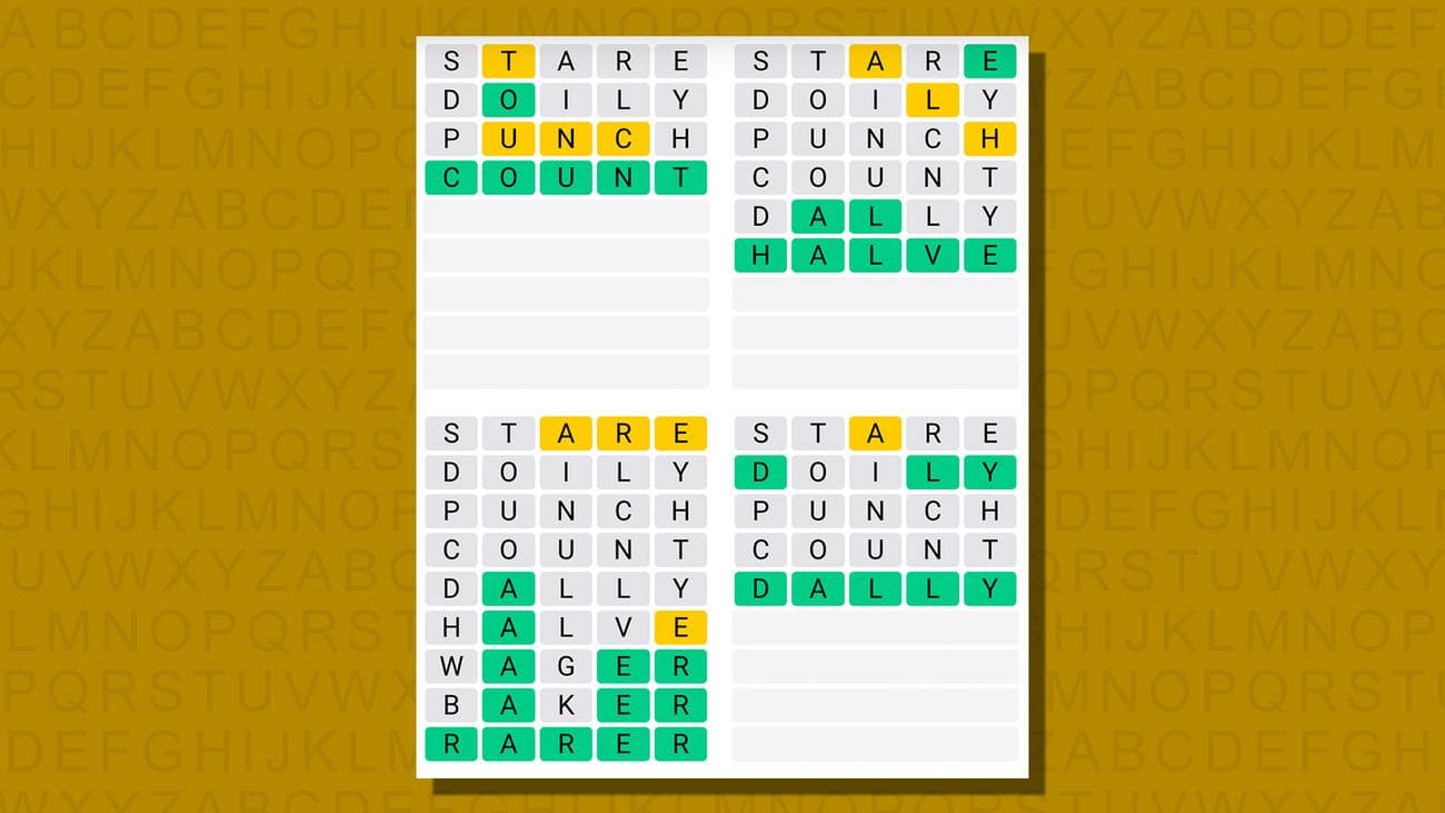 Quordle σήμερα – υποδείξεις και απαντήσεις για την Πέμπτη 11 Ιανουαρίου (παιχνίδι #717), Quordle σήμερα – υποδείξεις και απαντήσεις για την Πέμπτη 11 Ιανουαρίου (παιχνίδι #717), TechWar.GR