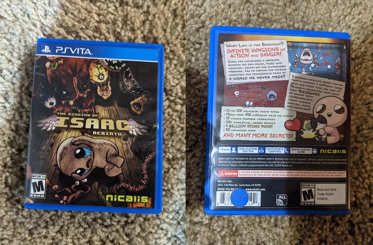 Αυτά τα 3 παιχνίδια του PlayStation αξίζουν χιλιάδες ευρώ - play station vita the binding of isaac - TechWar.GR