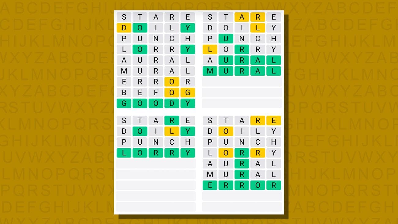 Quordle Today - Συμβουλές και απαντήσεις για τη Δευτέρα, 8 Ιανουαρίου (Παιχνίδι #714), Quordle Today – Συμβουλές και απαντήσεις για τη Δευτέρα, 8 Ιανουαρίου (Παιχνίδι #714), TechWar.GR