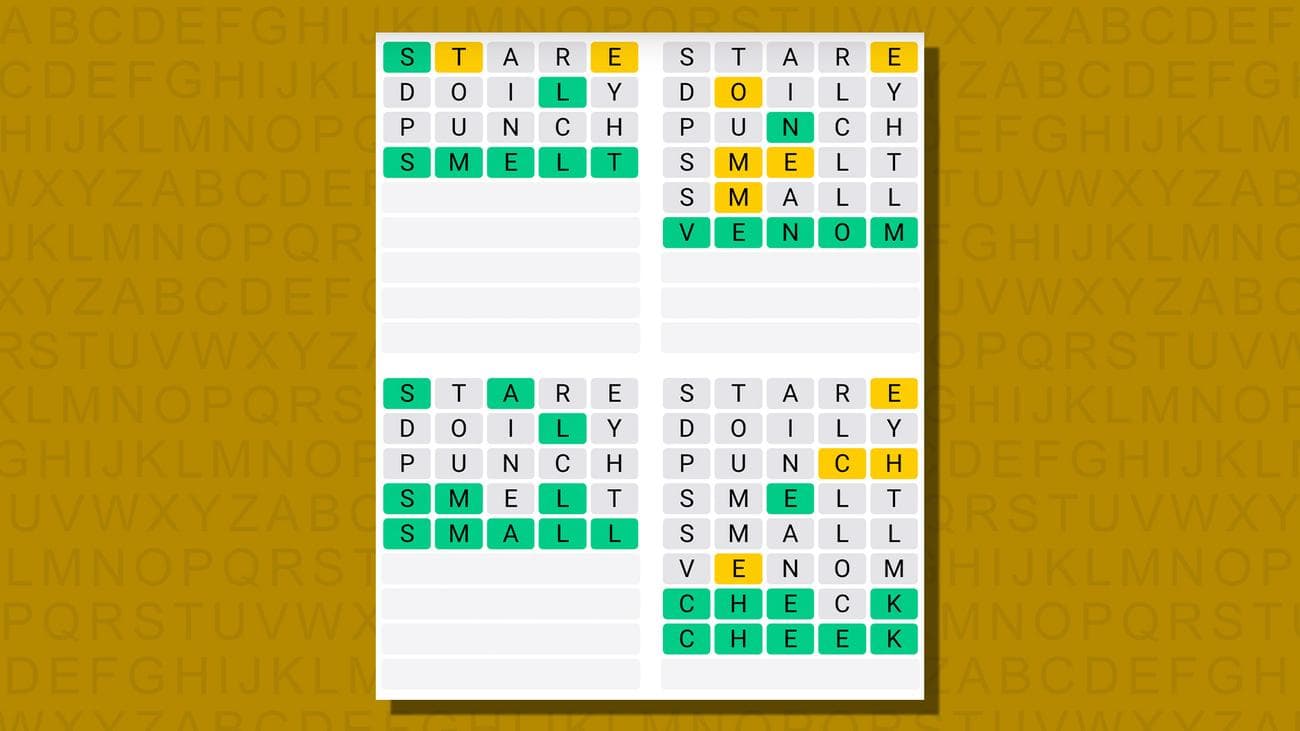 Quordle today – υποδείξεις και απαντήσεις για την Παρασκευή 19 Ιανουαρίου (παιχνίδι #725), Quordle today – υποδείξεις και απαντήσεις για την Παρασκευή 19 Ιανουαρίου (παιχνίδι #725), TechWar.GR