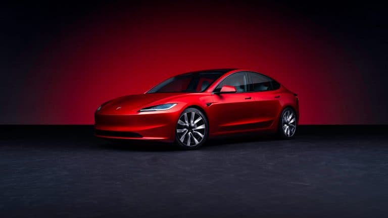 Το αναβαθμισμένο Model 3 της Tesla από τον Σεπτέμβριο του 2023.