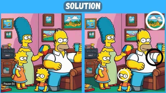Μπορείτε να βρείτε τις 3 διαφορές στις εικόνες των Simpsons σε 29 δευτερόλεπτα; - test 3 3 - TechWar.GR